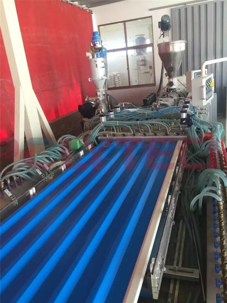 indonisia twin wall corrugated roof machine